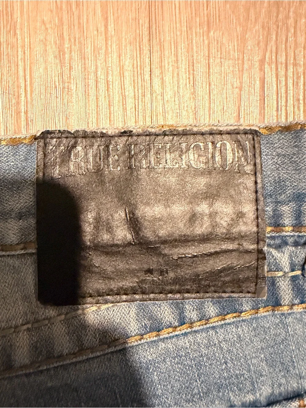 Vintage 90s True Religion Ricky Denim Jeans Size 40 Blue